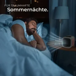 TecTake ® 3in1 Luftkühler, 5 Geschwindigkeits- und 2 Kühlstufen, Wassertank 250 ml, mit verstellbaren Lamellen grau Outlet