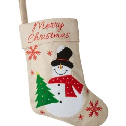® Nikolausstiefel in Jute-Optik, zum Befüllen, großes Fassungsvermögen, 26 x 36,5 cm ^ TecTake Online