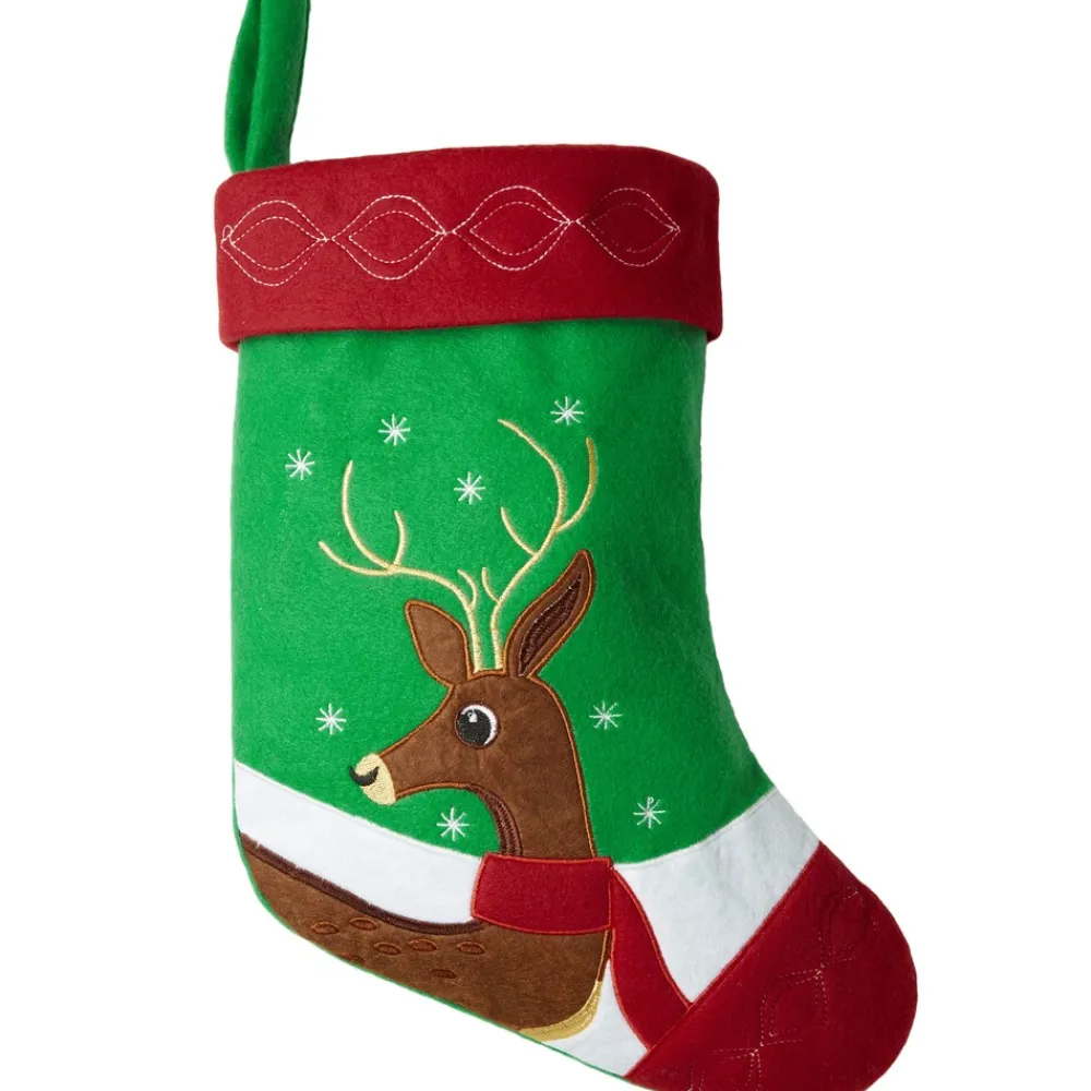 ® Nikolausstiefel, zum Befüllen, großes Fassungsvermögen, strapazierfähig, 26 x 36,5 cm ^ TecTake Sale