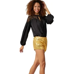 ® Pailletten-Shorts ^ TecTake New