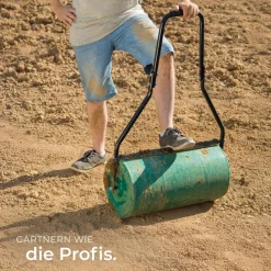 ® Rasenwalze, Breite 60 cm, Füllvolumen 50 l, gepolsterter Handgriff ^ TecTake Online