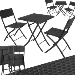 ® Rattanset, für 2 Personen, UV-beständig, geringes Gewicht ^ TecTake Sale