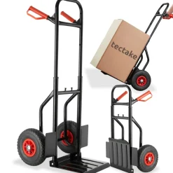TecTake ® Sackkarre, mit Stahlrahmen, höhenverstellbar, Sicherheitsgriffe aus Kunststoff, Belastbarkeit 200 kg Online
