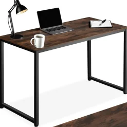 ® Schreibtisch, Industrial Style, große Beinfreiheit, Höhe 76,5 cm ^ TecTake Clearance