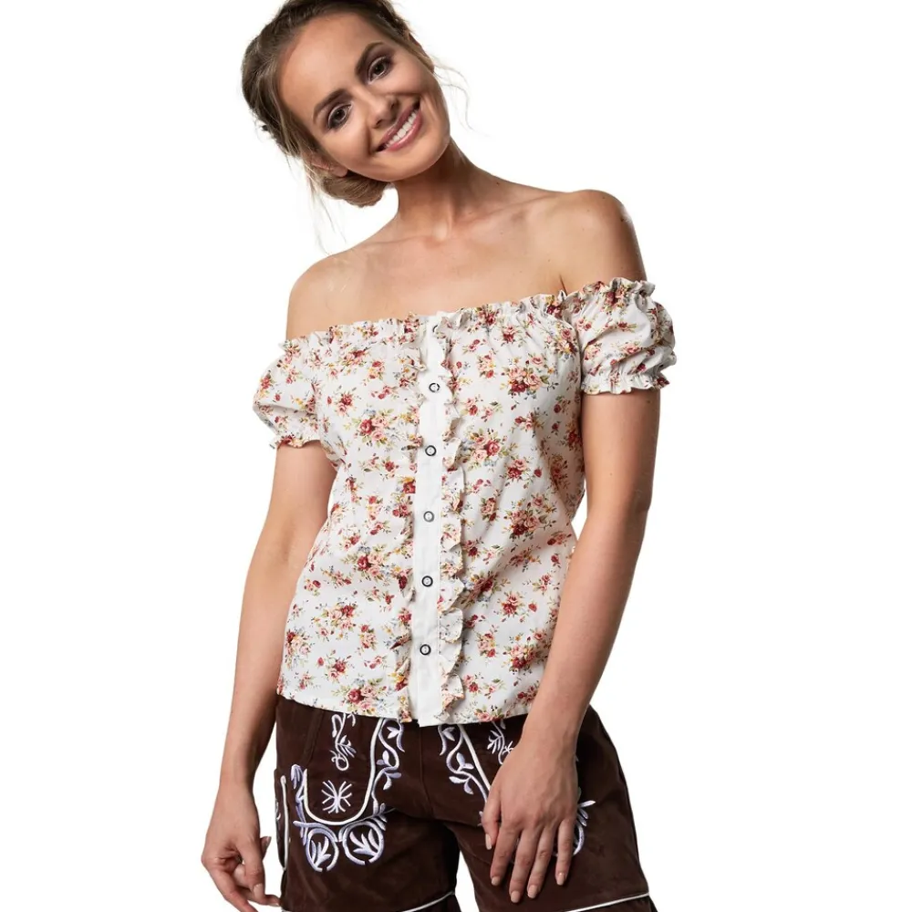 ® Trachtenbluse Sopherl ^ TecTake New