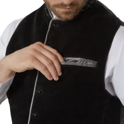 TecTake ® Trachtenweste Noah schwarz,50 Clearance