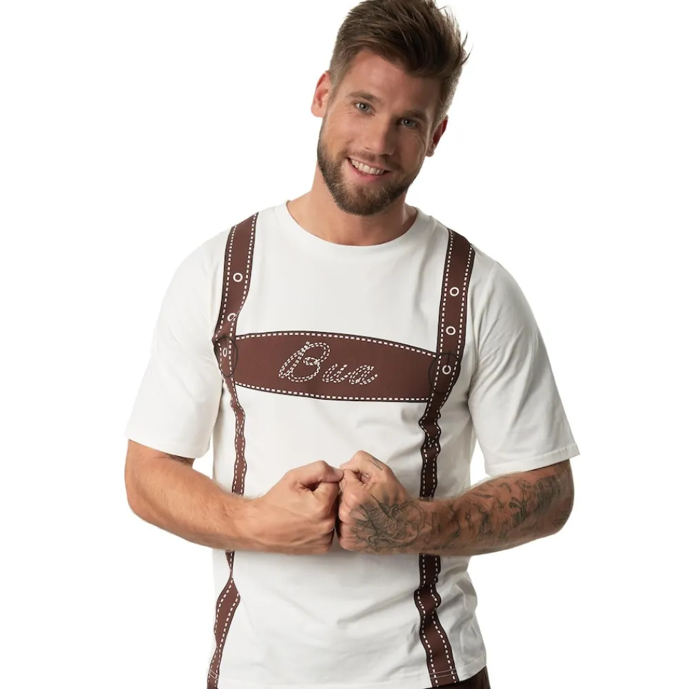 TecTake ® T-Shirt Lederhose Outlet
