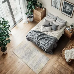 TecTake ® Vintage Designer Teppich, verschiedene Größen, pflegeleichter, flauschiger Kurzflor, rutschfeste Unterfläche