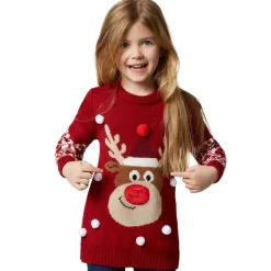 TecTake ® Weihnachtspullover Rudi Rentier für Kinder Online