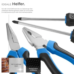 ® Werkzeugkoffer, 57-teilig, übersichtliche Anordnung, mit Tragegriff ^ TecTake Online