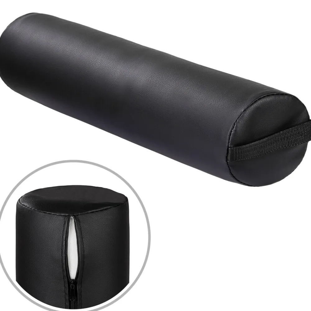TecTake ® 3 Zonen Massageliege-Set, Breite 60 cm, Polsterung 5 cm, mit Aluminiumgestell, 210 x 95 x 89 cm schwarz New