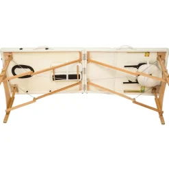 ® 3 Zonen Massageliege-Set, Breite 60 cm, Polsterung 3 cm, mit Holzgestell, 210 x 95 x 84 cm ^ TecTake Sale