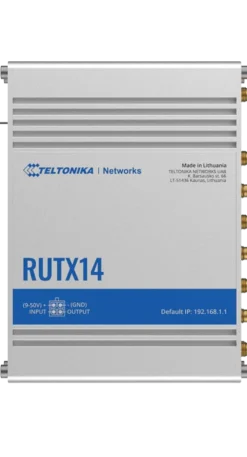 RUTX14 Industrieller Mobilfunk-Router Silber ^ Teltonika Hot