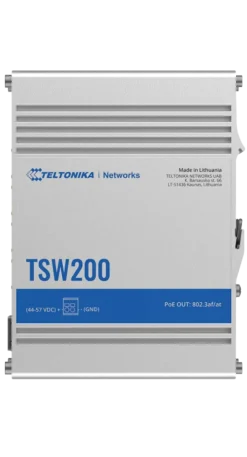 Teltonika TSW200 Industrieller Unmanaged PoE+ Switch Silber Sale