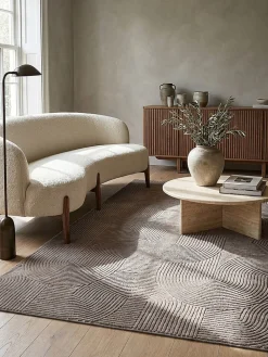 KADIMA DESIGN Teppich Antirutsch Beige - DALAR | Creme Clearance