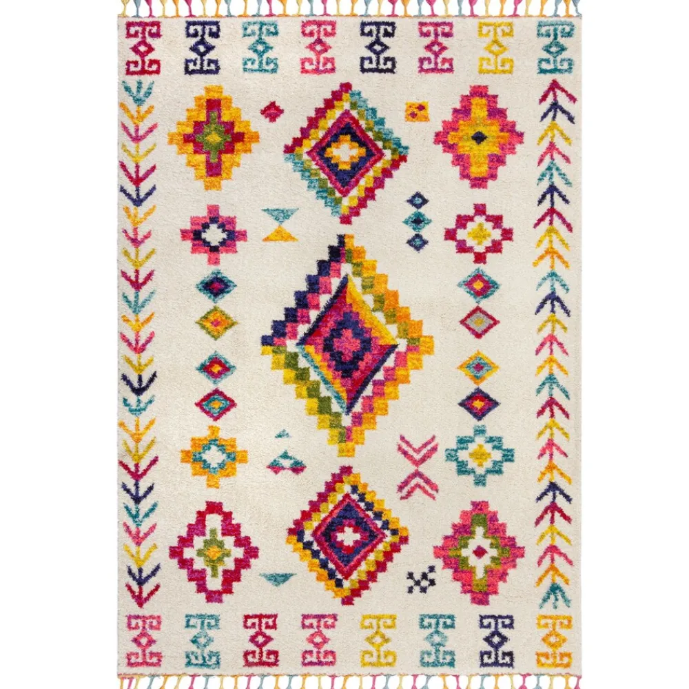 KADIMA DESIGN Teppich Boho Bunt 80 x 150 cm - ARUN | Online