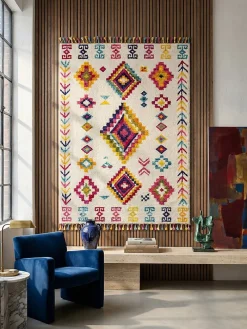 KADIMA DESIGN Teppich Boho Bunt 80 x 150 cm - ARUN | Online