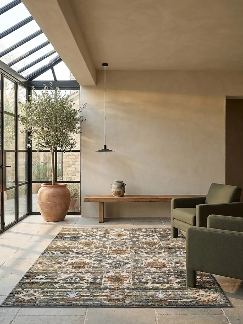 Teppich Kurzflor 120 x 160 cm - PERRAN | ^ KADIMA DESIGN Online