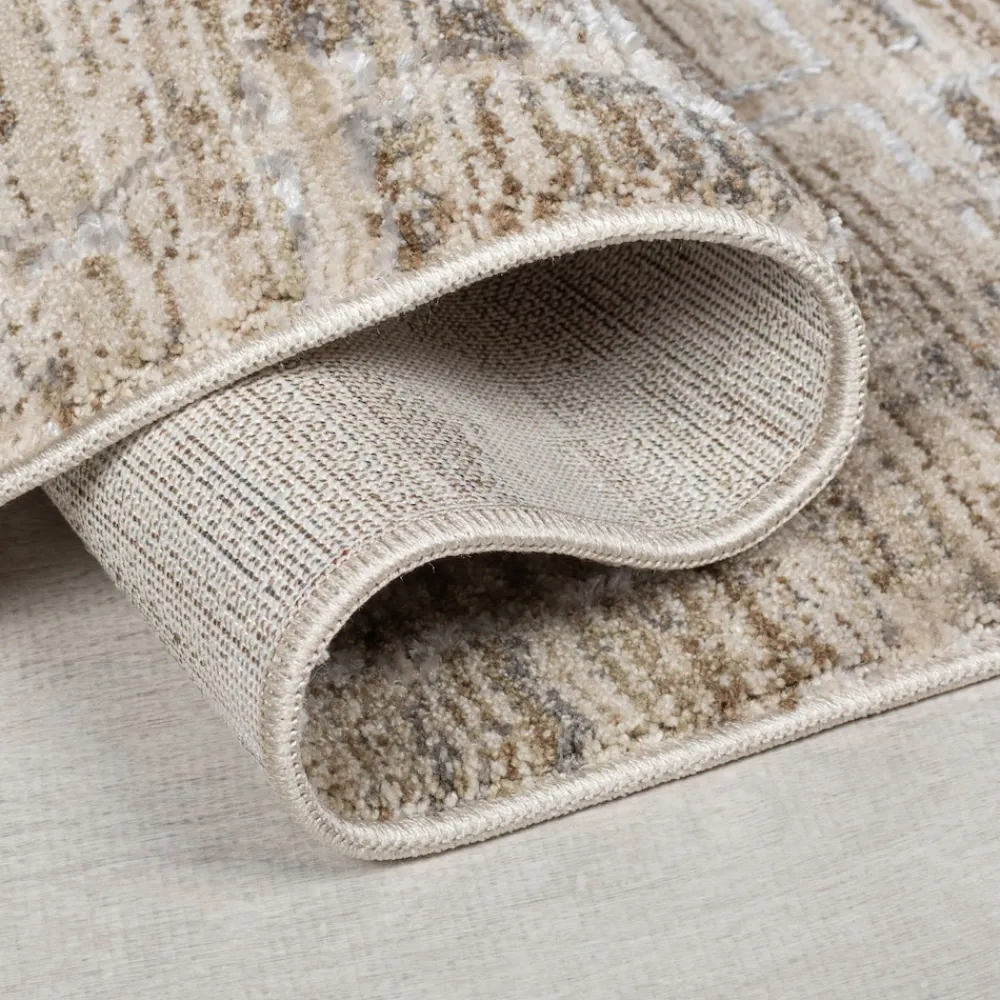 KADIMA DESIGN Teppich modern 120 x 170 cm - DALE | Taupe Clearance