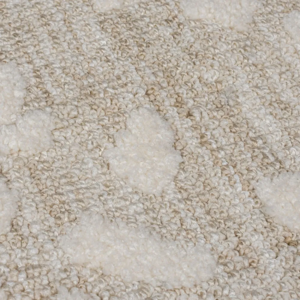 KADIMA DESIGN Teppich Rauten 120 x 170 cm - ARLEN | Creme Hot