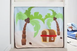 Hochbett "Pirat Luan" Kiefer weiß ^ TICAA Sale