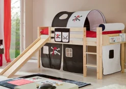 Rutschbett "Manuel" Kiefer Natur Motiv ^ TICAA Outlet