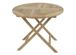 Harms Tisch SOLO, klappbar, rund Ø 90, Teak