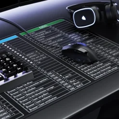 Titanwolf Gaming Mauspad XXL Speed Gaming Mousepad 900x400 mm, Deskpad, rutschfest & abwaschbare Rückseite, für Speed & Präzision, MS Function Best