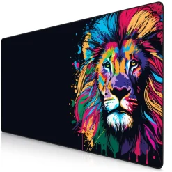 Titanwolf Gaming Mauspad XXXL Speed Gaming Mousepad 1200x600 mm, Deskpad, rutschfest & abwaschbar, für Speed & Präzision, Colour Lion Outlet