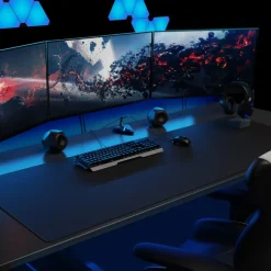 Gaming Mauspad XXXL 1500x600 mm, große Tischunterlage, abwaschbar, rutschfest, für präzises Arbeiten ^ Titanwolf Sale
