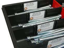 80 tlg Zylinderschrauben Sortiment M6 // 65mm-100mm Schrauben Set Schraubenbox DIN 912/ISO4762 Bolzen Vollgewindeschrauben Maschinenschrauben Gewindeschrauben Zylinderkopfschrauben ^ Schraubenbox24 Best