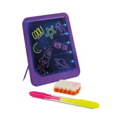 48059A - Neon beleuchtete Schreibtafel (mit Marker und Schwamm) Tafel schreiben malen zeichnen writing board ^ Toi-Toys Sale