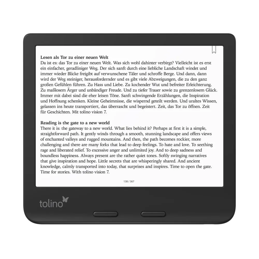 vision color weiß eBook-Reader ^ tolino Discount