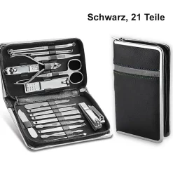 Maniküre- & Pediküre-Set 21-teilig aus Kunstleder - ^ TPFBeauty Online