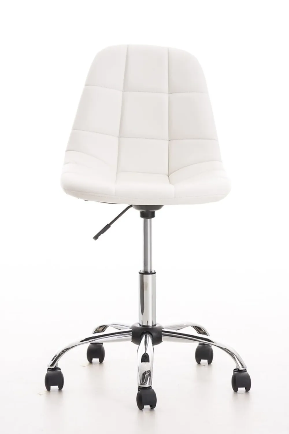 Bürostuhl Emily Kunstleder Creme ^ TPFLiving Sale