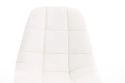 Bürostuhl Emily Kunstleder Creme ^ TPFLiving Sale