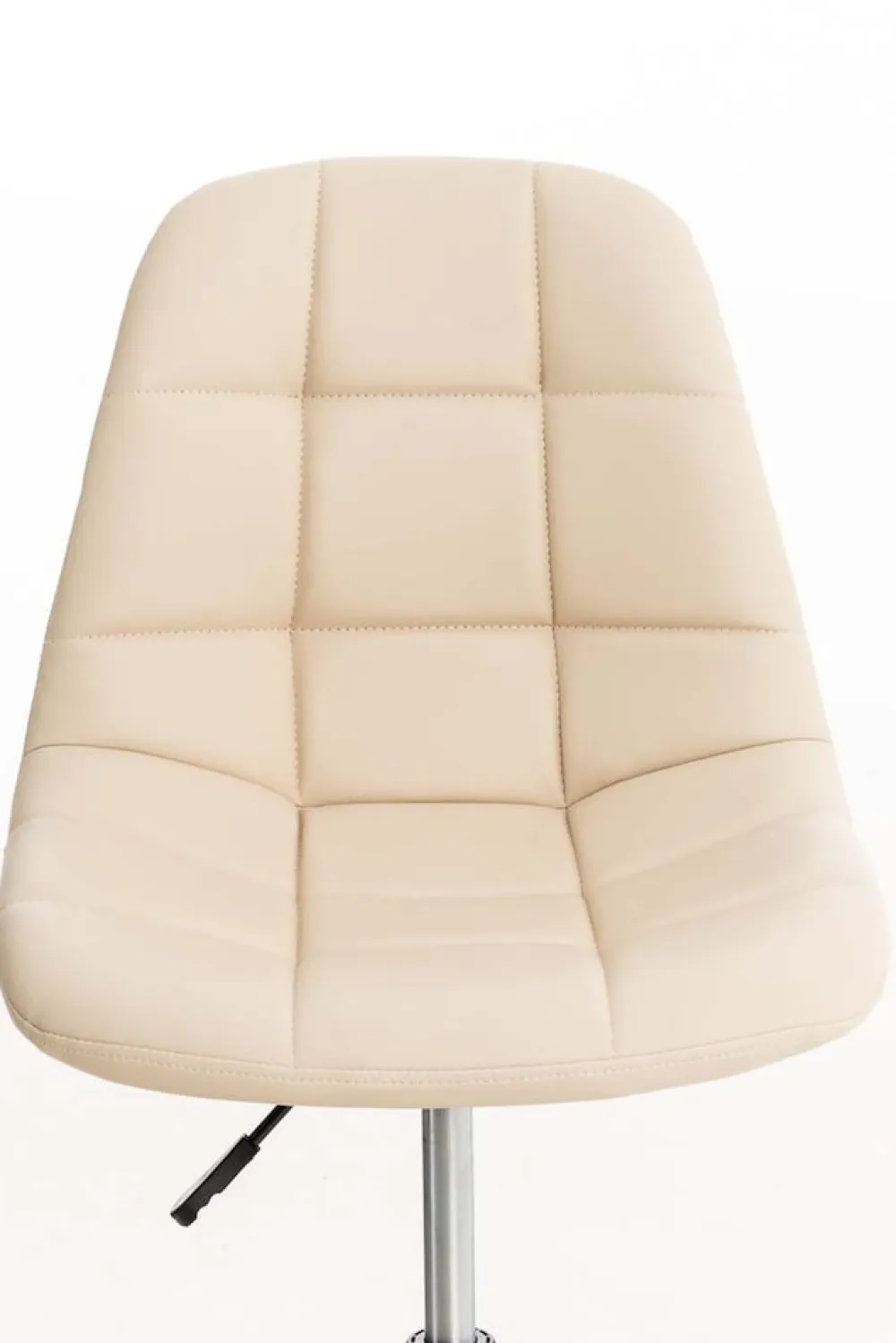 Bürostuhl Emily Kunstleder Creme ^ TPFLiving Sale