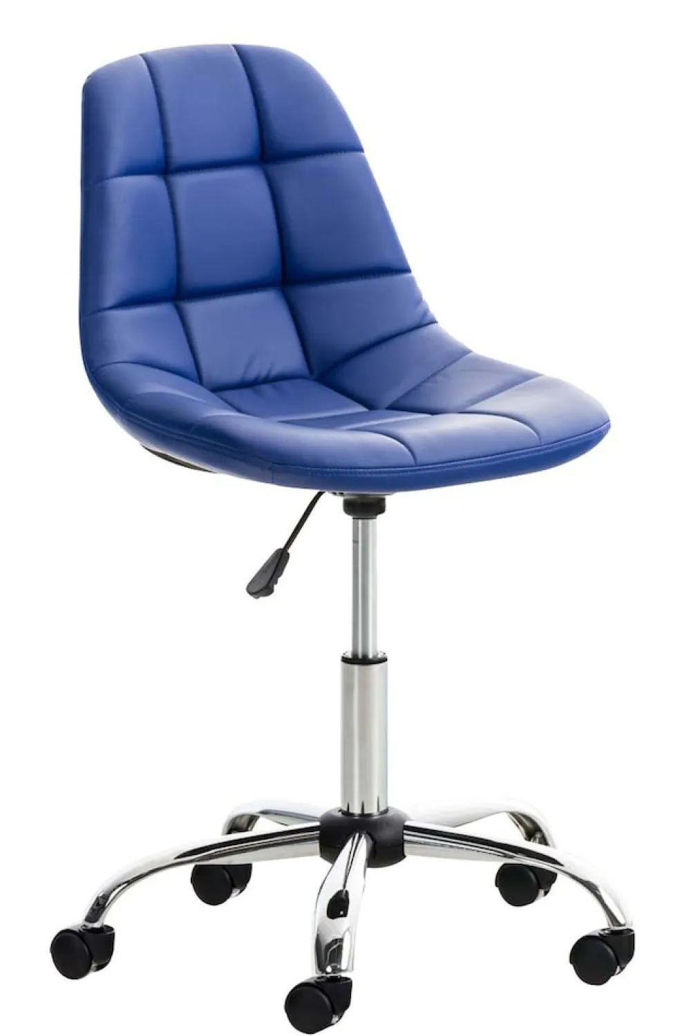 Bürostuhl Emily Kunstleder Creme ^ TPFLiving Sale