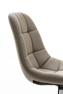 Bürostuhl Emily Kunstleder Creme ^ TPFLiving Sale