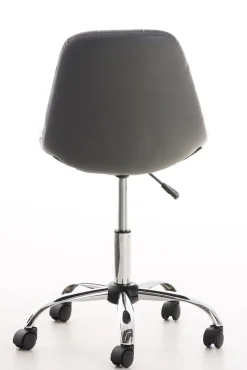 Bürostuhl Emily Kunstleder Creme ^ TPFLiving Sale