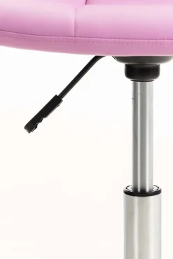 Bürostuhl Emily Kunstleder Creme ^ TPFLiving Sale