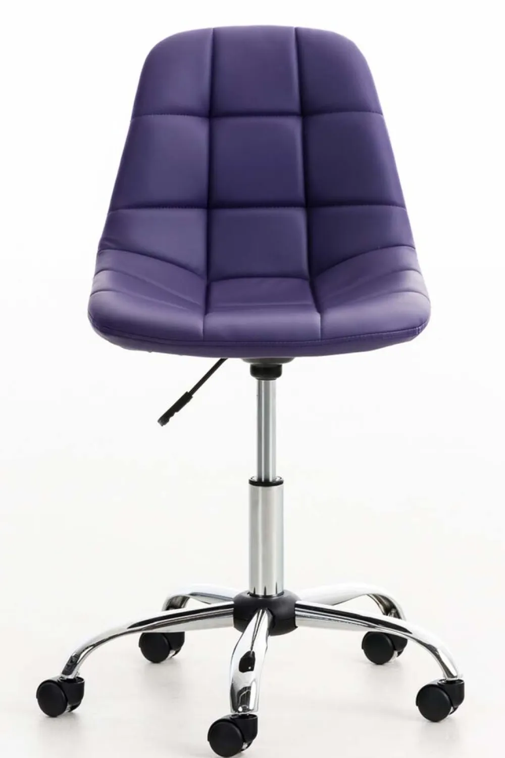 Bürostuhl Emily Kunstleder Creme ^ TPFLiving Sale