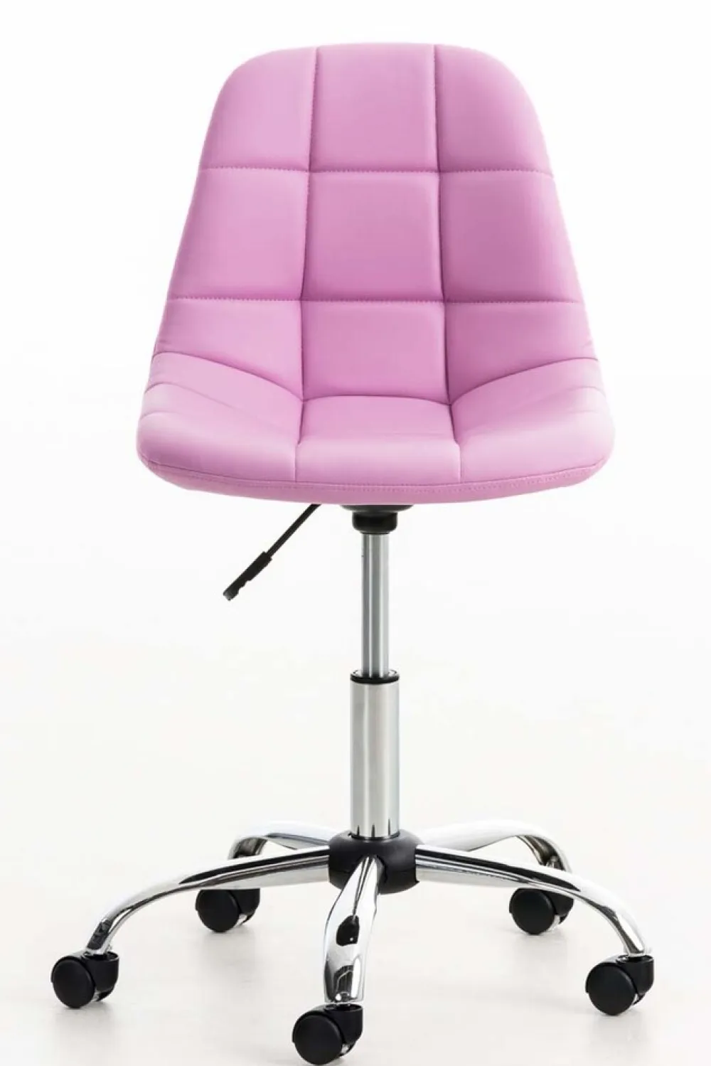 Bürostuhl Emily Kunstleder Creme ^ TPFLiving Sale
