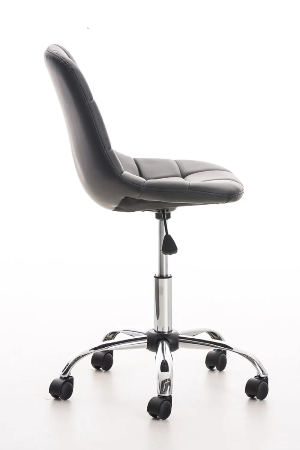 Bürostuhl Emily Kunstleder Creme ^ TPFLiving Sale