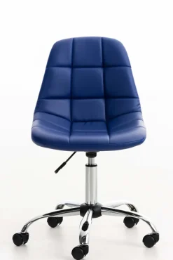 Bürostuhl Emily Kunstleder Creme ^ TPFLiving Sale