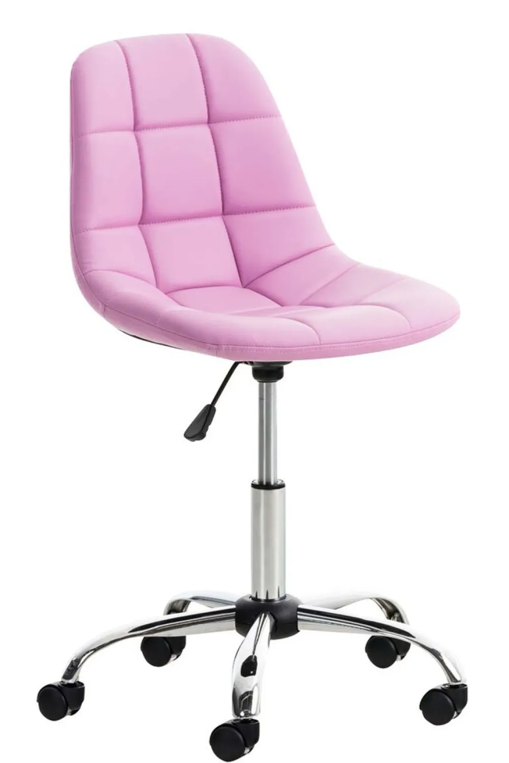 Bürostuhl Emily Kunstleder Creme ^ TPFLiving Sale