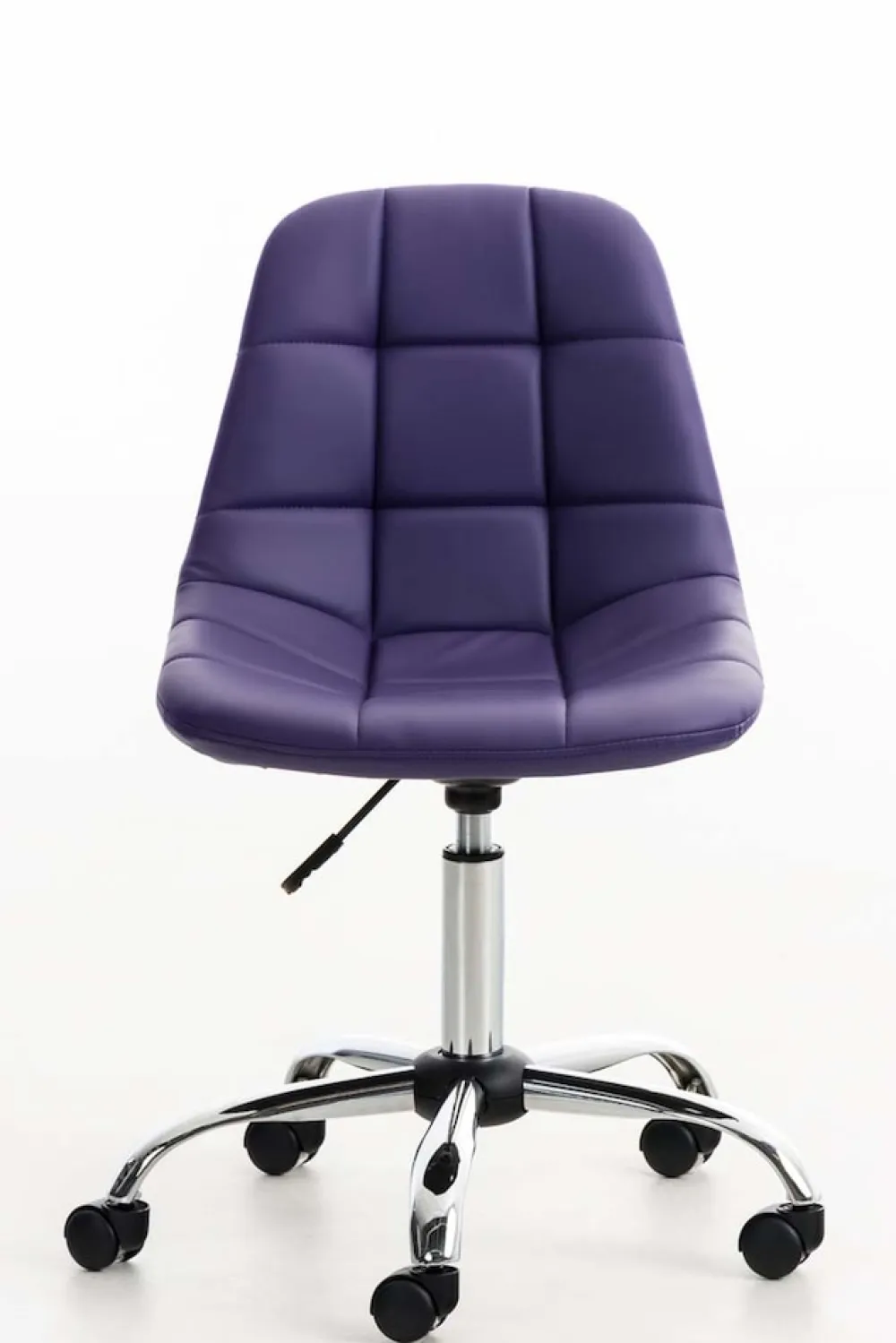 Bürostuhl Emily Kunstleder Creme ^ TPFLiving Sale