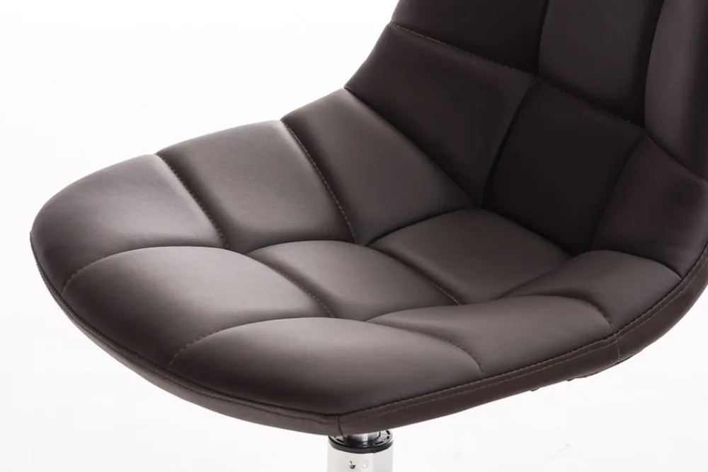 Bürostuhl Emily Kunstleder Creme ^ TPFLiving Sale