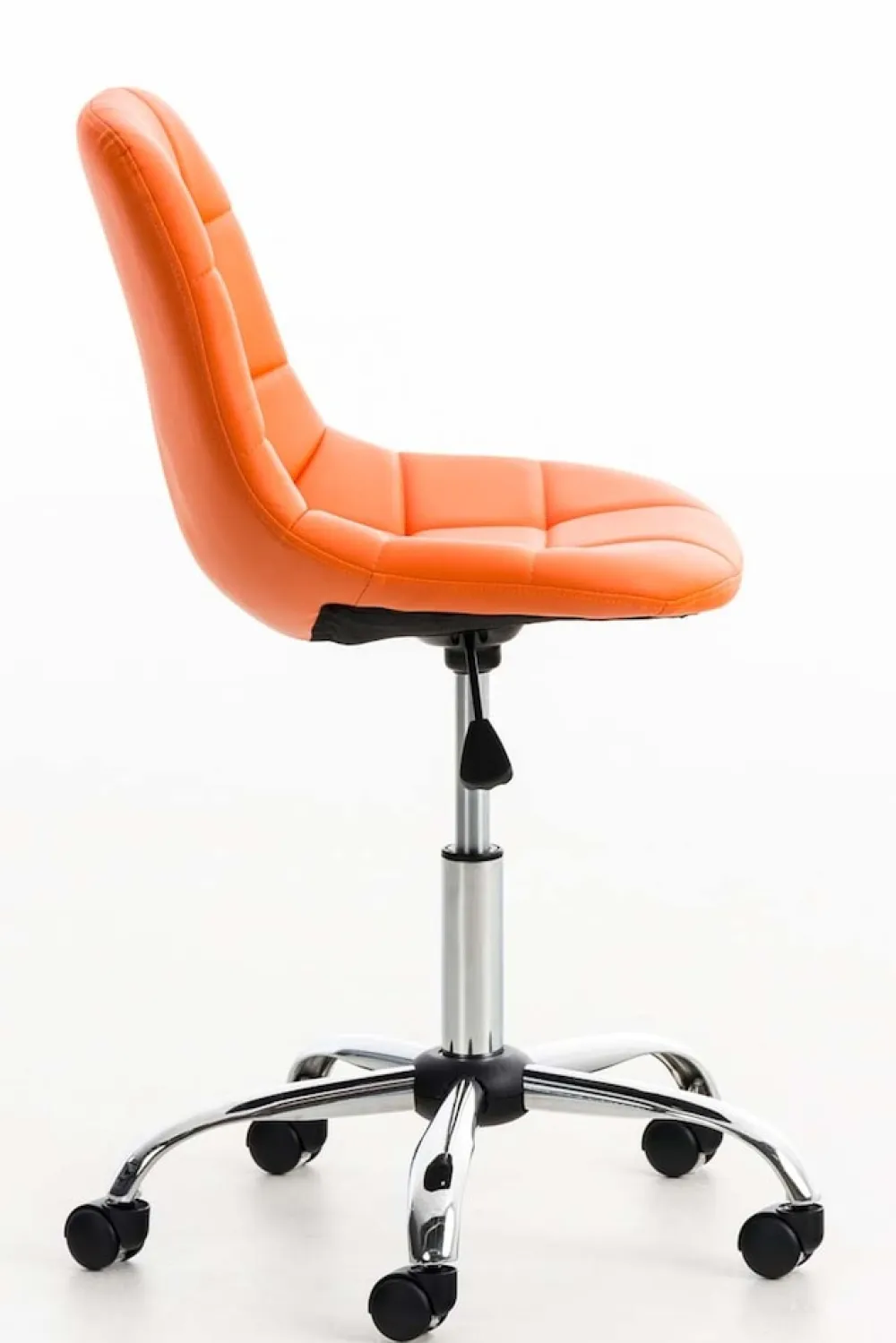 Bürostuhl Emily Kunstleder Creme ^ TPFLiving Sale