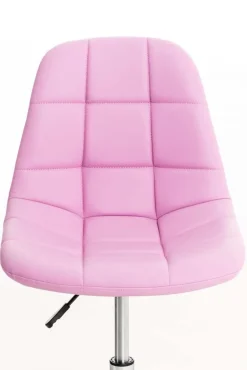 Bürostuhl Emily Kunstleder Creme ^ TPFLiving Sale